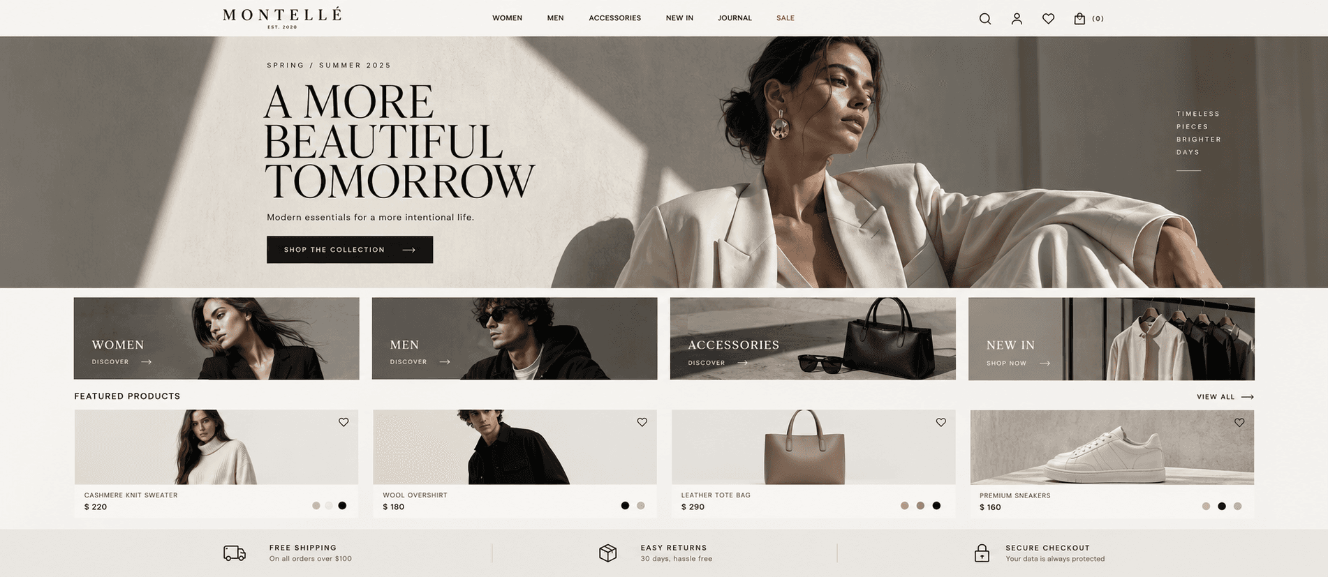 Premium ecommerce storefront